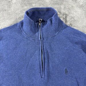 Polo Ralph Lauren Men’s LS HZ-Long Sleeve Quarter Zip Pullover Knit Layering Med